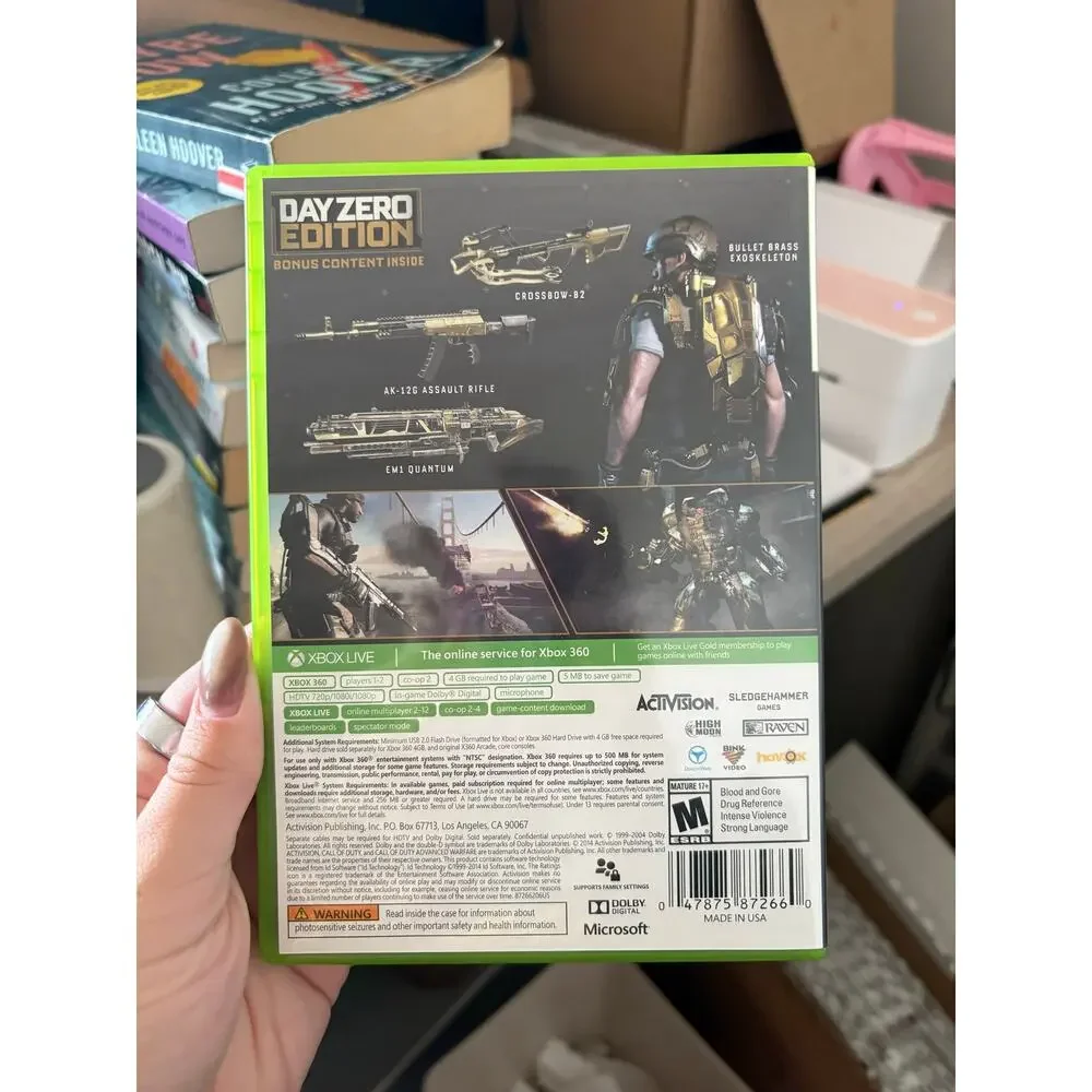 Call of Duty Advanced Warfare Day Zero Edition Xbox 360 Complete CIB 2 Discs